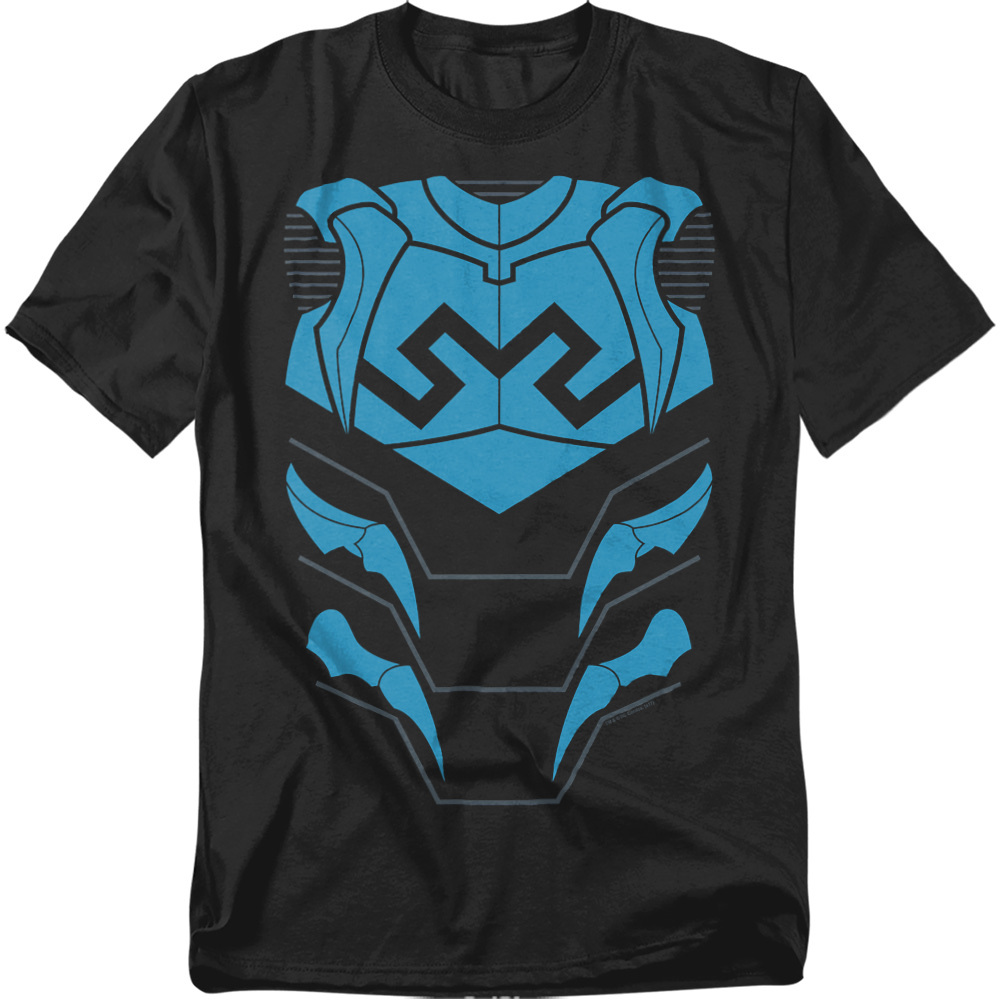 JLA T-Shirt Blue Beetle Unisex Graphic Tee For Men & Women Black
