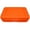 Orange, variant on Craft County Plastic Pencil Boxes - 12 Vibrant Colors to Choose From - Red