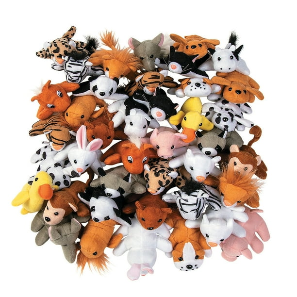 Mini Plush Animal Assortment (50Pc) - Toys - 50 Pieces Mini Plush Animal Assortment (50Pc) - Toys - 50 Pieces