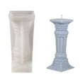 thumbnail image 1 of 3D Candle Silicone Mold Roman Column Shape  Ancient Greek Pillar Candle Mold  Diy Candle Plaster Soap Craft Making Tool, 1 of 5