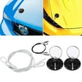 thumbnail image 1 of Garosa 2pcs Universal CNC Billet Aluminum Racing Bonnet Hood Pin Latch Lock Appearance Kit, Racing Hood Pin, Hood Lock, 1 of 9
