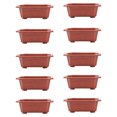 thumbnail image 1 of Monstrate Maceta roja ligera y portátil para jardinería interior y exterior Macetas y jardineras ABS transpirables Maceta 185*140*50 Type2 NO2, 1 of 6