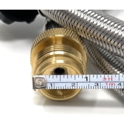 Madol Hose Adapter Assembly 10’ (120”) 1lb to 20lb Propane Tank Converter for QCC1/ Type1