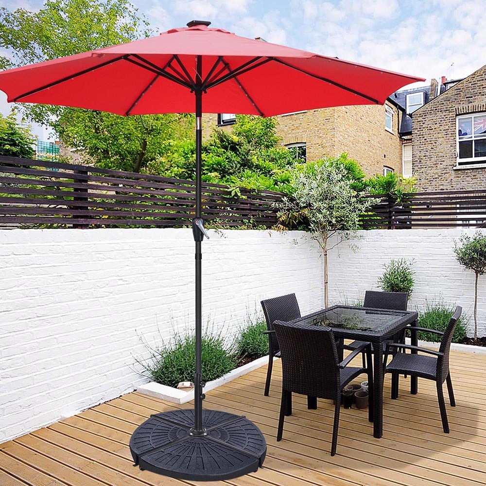 Yescom Patio Umbrella Stand Cross Base Outdoor Offset Metal Frame