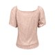 thumbnail image 4 of Mujeres de Manga Corta Tops Color Sólido Lentejuelas Moda Casual Top 95% Poliéster 5% Spandex, Nueva Blusa de Cuello Redondo para la Fiesta Y Diario, 4 of 6