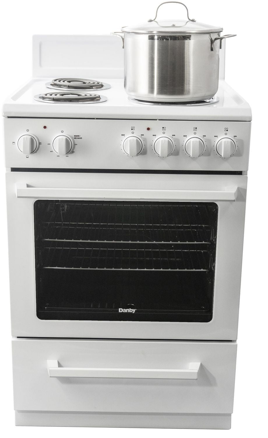 Danby DERM240WC Cuisinière électrique de 24 po de largeur en Blanc