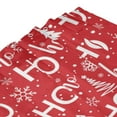 Christmas Hohoho Shower Curtain Fabric Shower Curtains for Bathroom