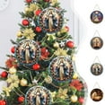 thumbnail image 1 of Adornos Navideños de 20 X 15 Cm (7,87 Pulgadas) para El Árbol de Navidad | Regalos Religiosos | Decoraciones de Madera Multicolor | Tamaño: 20 X 15 Cm | 1 Adorno, 1 of 6