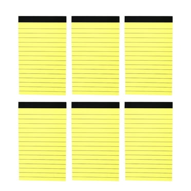 JZROCKER 6Pcs 3x5Inch Small Writing Pad Small Notepads Memo Padfor Writing Drawing