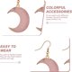 thumbnail image 3 of Pendientes luna, pendientes sencillos y de moda. MFZFUKR CPB-US-PSF560-5, 3 of 5