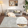 thumbnail image 4 of Area Rugs for Living Room 4'x 6' Machine Washable Vintage Print Large Throw Non Slip Bedroom Rugs, 4 of 5
