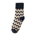 thumbnail image 2 of FAZVAOO Womens Socks Fuzzy Crew Unisex Velvet Wool Thick Warm Socks Blue, 2 of 3
