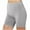 Gray, variant on Ohufall Women's Stretch High Waisted Leggings Plus Size Solid Casual Athletic Running Biker Short Seemless Slim Fit Gym Workout Yoga Shorts for Women