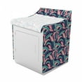 thumbnail image 2 of Tropical Washer Cover, Hawaiian Exotic Banana Leaves Pattern, Washroom Decor with Dust Protection, 29" x 28" x 40", Dark Lavender Pale Pink, by Ambesonne, 2 of 3