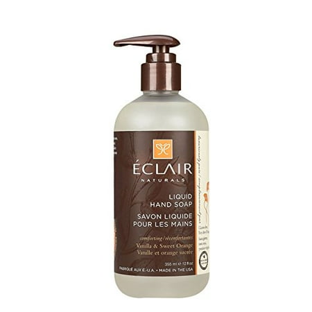 - Eclair Naturals Liquid Hand Soap - Vanilla and Sweet Orange - 12 Fl oz.