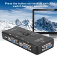 thumbnail image 4 of Adaptateur de Commutateur d'Ordinateur, Hub de Moniteur VGA USB 2.0 pour Clavier PC, 4 of 8