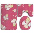 thumbnail image 1 of GOHAO Cupid and Arrow 3 Piece Bathroom Rugs Set Bath Rug Contour Mat and Toilet Lid Cover, 1 of 2