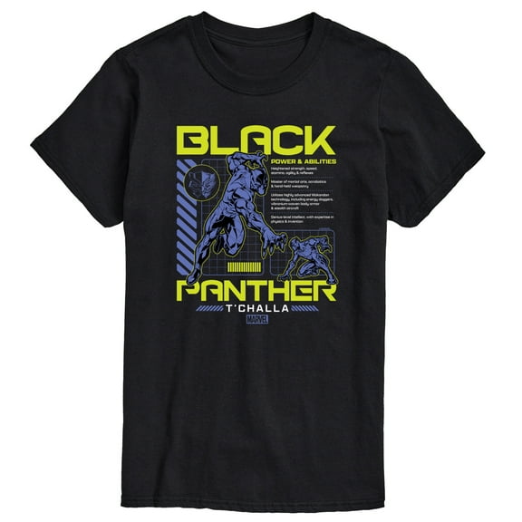 Marvel Black Panther - Digital - Men's Short Sleeve Graphic T-Shirt