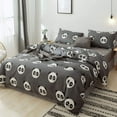 thumbnail image 3 of Kid's Cute Bedding Duvet Cover Set Queen- Black and White Panda 100% Natural Cotton with 2 Pieces Ultra Soft Breathable Comforter Cover (Panda, Queen), 3 of 5