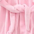 thumbnail image 4 of LYMAYTER Boys Gilrs Robes Flannel Fashion Hooded Bathrobe Cute Animal Patches Toddler Pajamas 1-12Y, 4 of 7