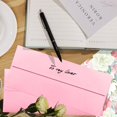 100 Pack Pink 10 Business Envelopes, Standard Envelopes Self Seal, 4 1