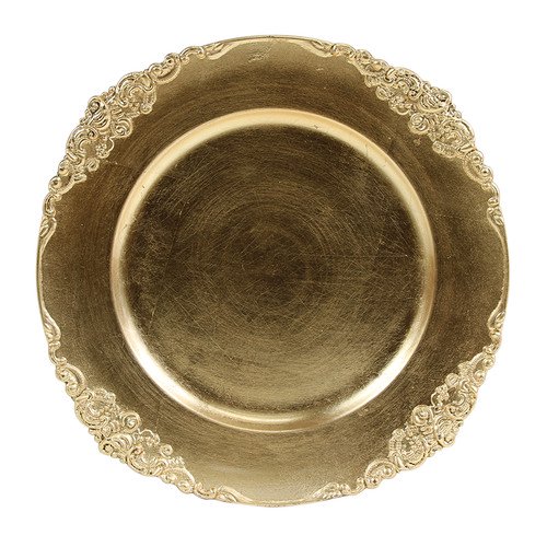 Koyal Wholesale Vintage 13'' Charger Plate (Set of 4)