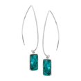 thumbnail image 4 of Silpada Boucles d'Oreilles Pendantes Turquoise Compressées 'Oasis' en Argent Sterling, 4 of 4