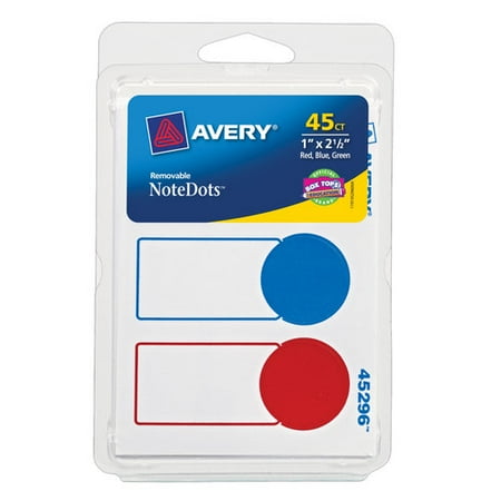Avery 1" Note Dots 3up