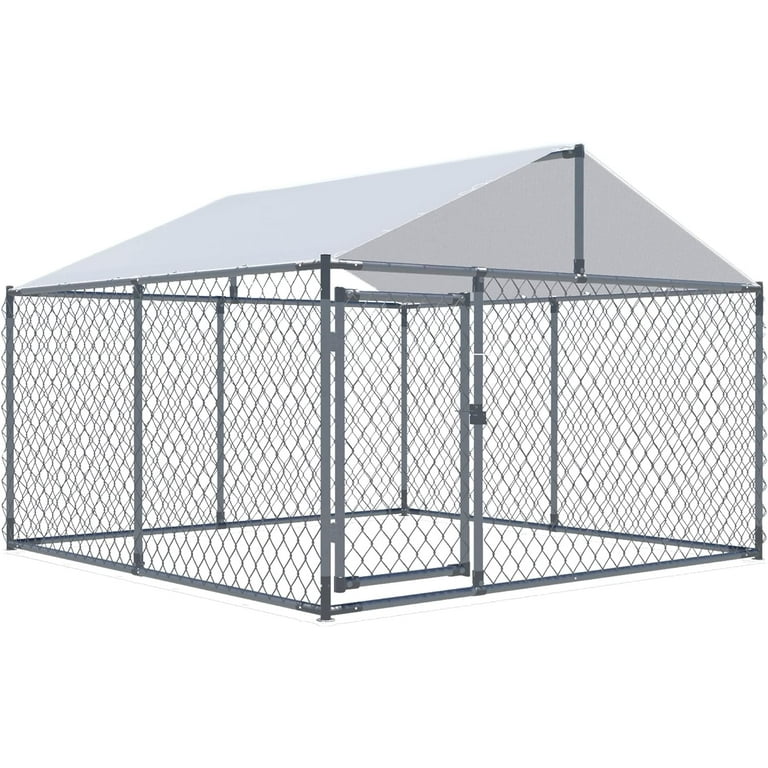 Aixvx 7.5'x7.5'x5.3' Large Outdoor Dog Kennel, Heavy Duty Aixvx 7.5'x7.5'x5.3' Large Outdoor Dog Kennel, Heavy Duty