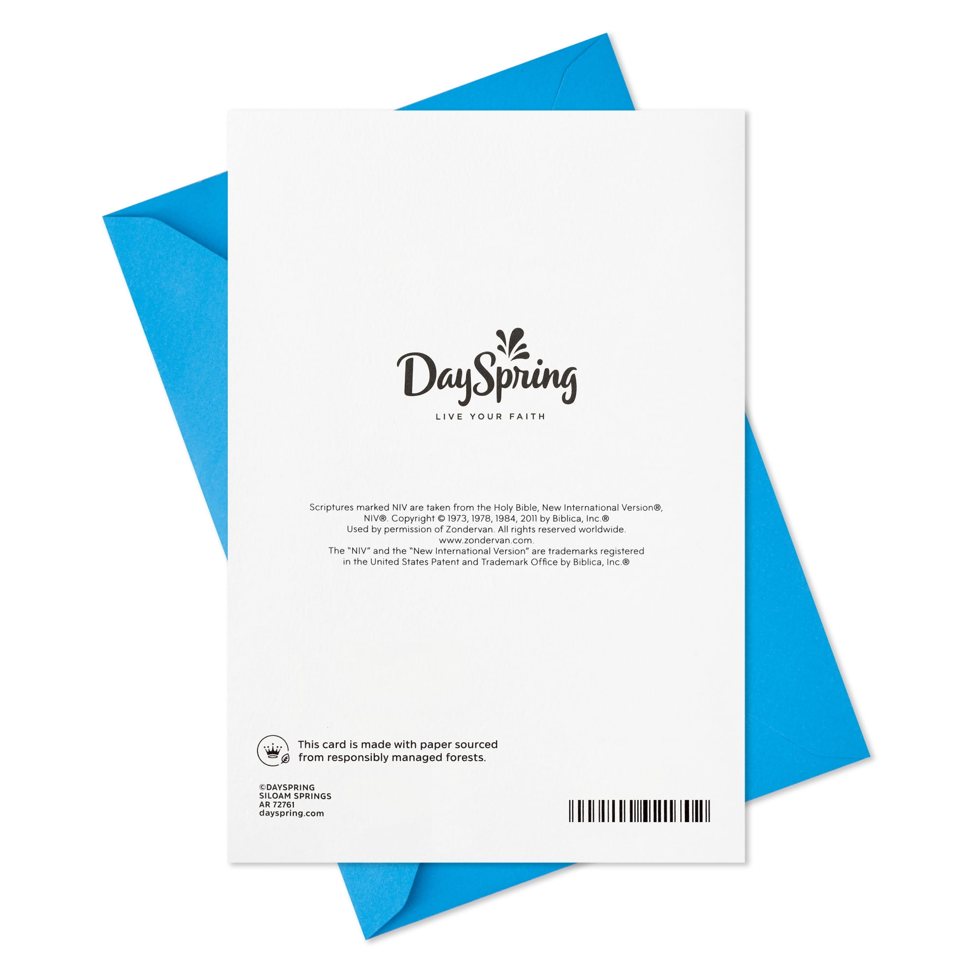 DaySpring Religious High School Graduation Card (God Is With You)
