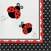 3 Ply Luncheon Napkins Ladybug Fancy,Pack of 16,2 packs