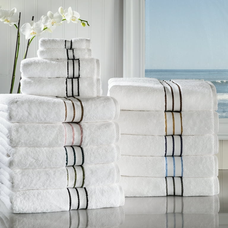 Softerry Waffle Bath Towel Set - 100% Soft Cotton - Plush and Extra  Absorbent - Luxury Hotel & Spa Quality - Fade Resistant - Eco-Friendly  (Space