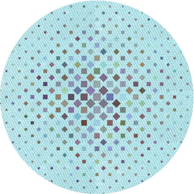 Ahgly Company Machine Washable Indoor Square Transitional Northern Lights Blue Area Rugs, 3' Square