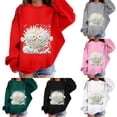 thumbnail image 4 of Likimi Child Toddler Girls Sweatshirts Animal Print Crew Neck Sweatshirt For Girls Long Sleeve Everyday Wear Fashion Pullover Size 5-6 Years, 4 of 4
