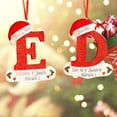 thumbnail image 4 of Xinwanna Decorative Christmas Tree Pendant Creative Ornamental Hanging Letter Pendant Decorations for Festival (Type J), 4 of 13