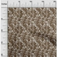 thumbnail image 2 of oneOone Silk Tabby Brown Fabric Tropical Sewing Craft Projects Fabric Prints By Yard 42 Inch Wide, 2 of 5