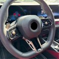 thumbnail image 5 of For BMW X3 G45 2025 Carbon Fiber Car Steering Wheel Cover Trim Decoration Interior Accessories SZRH, 5 of 5