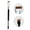 1pc-eyeliner brush, variant on 1 & 2 Count Dual End Angled Flat Eyeliner Brush, Brow Concealer Liner Brush for Eyeliner, Under Eye & Eyebrow Shading