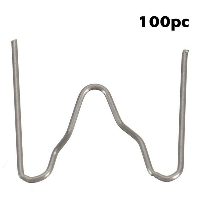 Yeacher 100 Pcs Pare-Chocs de Voiture Machine de Soudure Fil de Soudure Clous Apparence Réparation Réparation Standard Pré-Coupe Vagues Agrafes