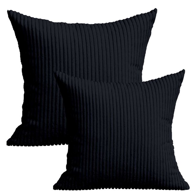 ¡Oferta especial AQITTI! Funda de cojín de poliéster a rayas, moderna y contemporánea, de 50 x 50 cm (2 unidades)