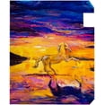 thumbnail image 4 of Coolnut Mailbox Cover Horse Sunset Painting Post Mail Box Cover Magnetic Mail Wraps Cover Oversize 25.4" L x 20.78" W, 4 of 5