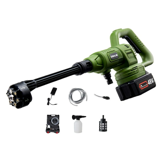GROWTH TANK Nettoyeur Haute Pression Portable Robuste pour Mur Sol Voiture Vert