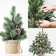 thumbnail image 3 of 40Pcs Artificial Pine Needles Branches Garland, Green Plants Pine Needles, Fake Greenery Pine Picks, 3 of 4