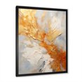 thumbnail image 3 of Designart "Sunrise Spirals In Gold And White Champagne" Abstract Spirals Picture Framed Wall Art Living Room, 3 of 5