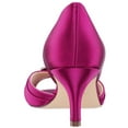 thumbnail image 3 of Nina Womens Corrine Satin Peep-Toe D'Orsay Heels, 3 of 3