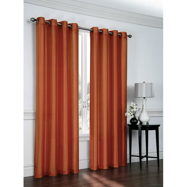 2 Pack Regal Home Collections Ultra Luxurious Semi Sheer Shimmer Grommet Top Curtain Panels E Com Regal Home Collections Ultra Luxurious, Shimmer Grommet Curtain Panels
