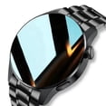 thumbnail image 1 of Reloj resistente del teléfono de la supervisión del ritmo cardíaco de la huella dactilar de la pantalla HD grande de Smartwatch de Bluetooth, 1 of 10