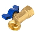 thumbnail image 5 of (Pack of 20) 1/4-Turn Outdoor Spigot, Sillcock Hose Bibb 1/2" Female NPT Inlet ×3/4" Male GHT Threaded Garden Hose Outlet/Connector (20),(SILLCOCK039-20PCS), 5 of 5