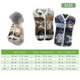 NESWOIZI Fair Isle Dog Sweater Vest Fall Winter Warm Sweatshirt Jacket