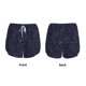 thumbnail image 3 of Balery Navy Dark Blue Pantalones cortos deportivos para mujer con forro y dos bolsillos, elásticos, para entrenamiento, gimnasio, yoga-X-Large, 3 of 7